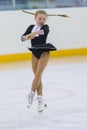 Female Figure Skater from Belarus Elizaveta Pikulik Performs Cubs A Girls Free Skating Program Royalty Free Stock Photo